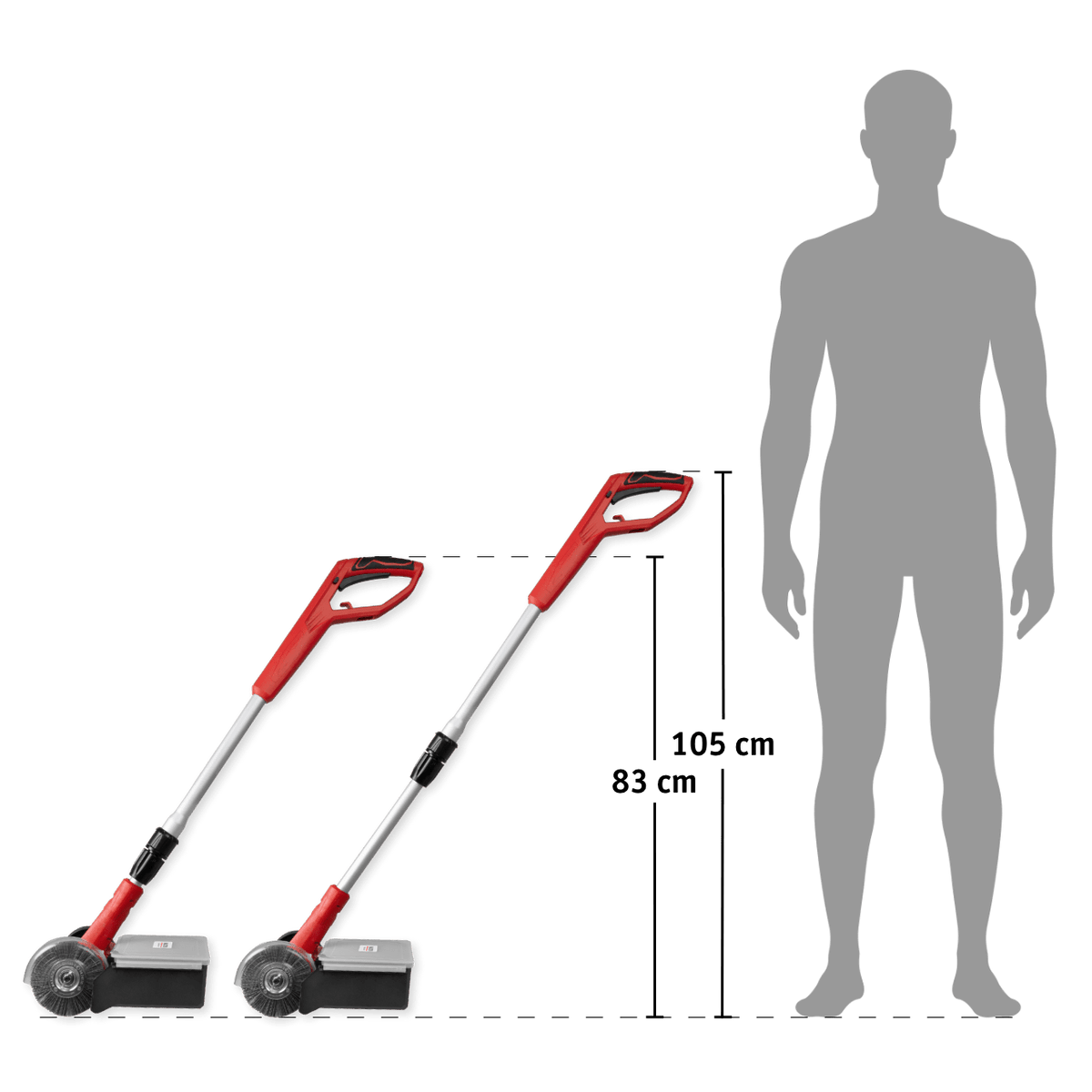 2in1 Fugenreiniger mit Fangbox