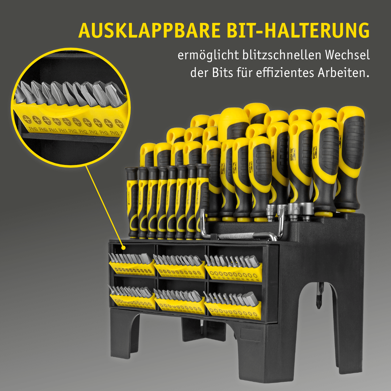 XXL Schraubendreher- und Bit Set 100-tlg.
