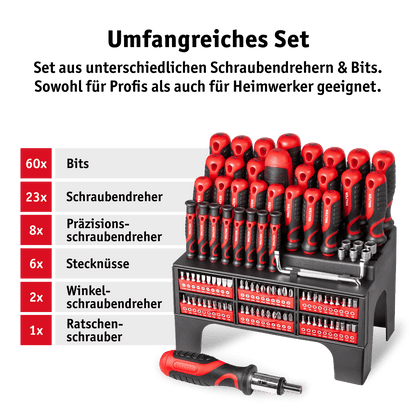 XXL Schraubendreher- und Bit Set 100-tlg.