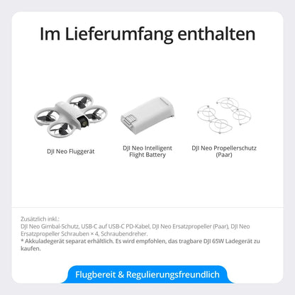 DJI Neo, Minidrohne mit 4K UHD-Kamera für Erwachsene