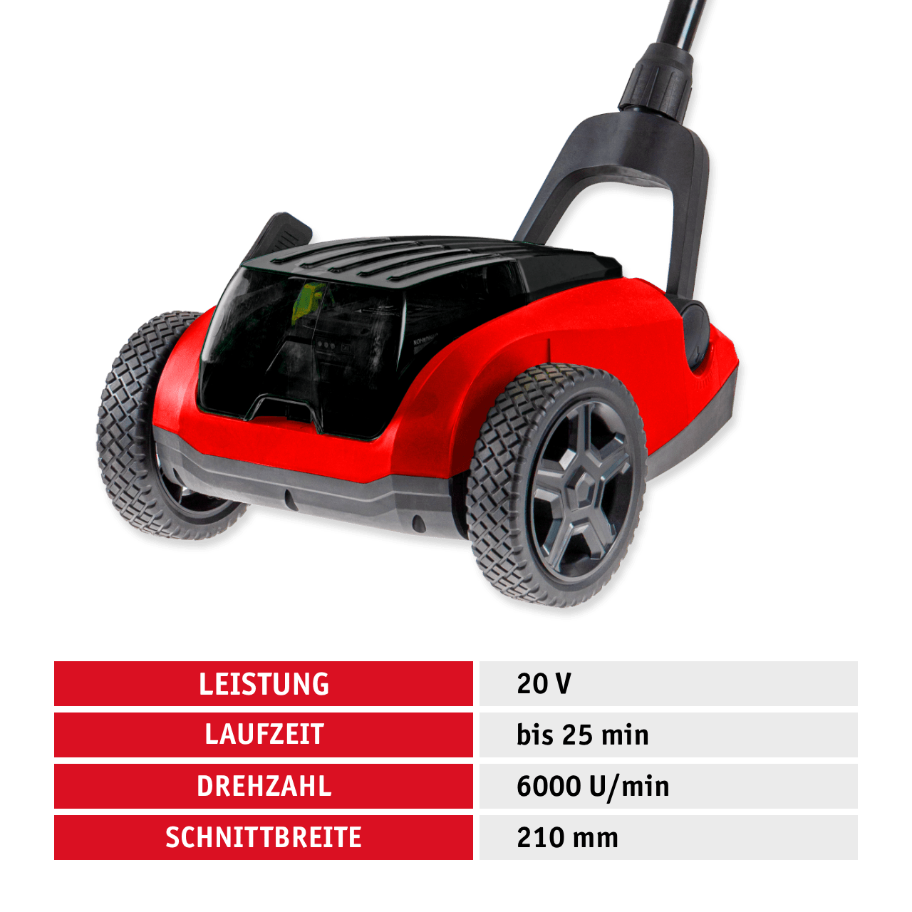 Handrasenmäher 20 V (bürstenloser Motor)