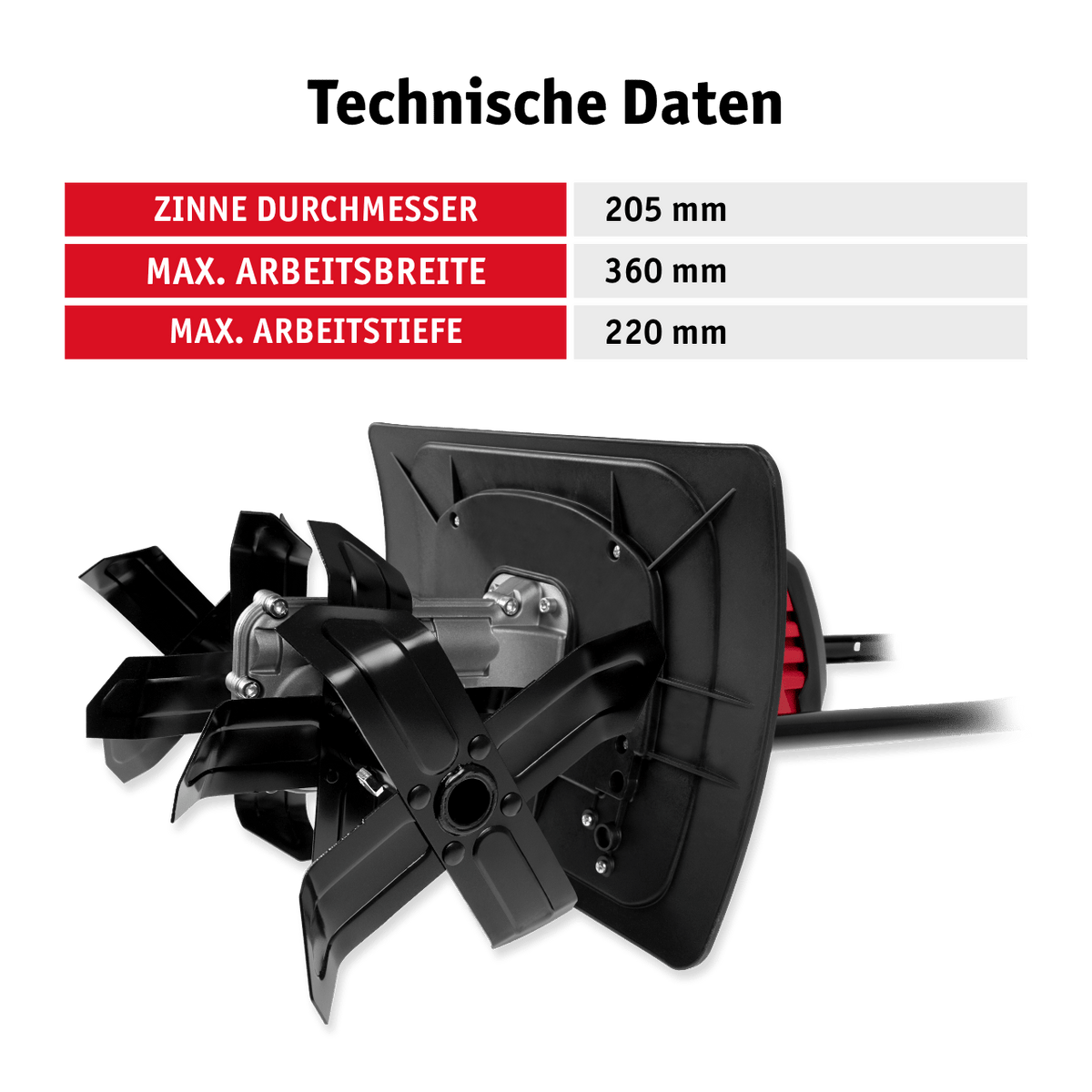 Bodenackerfräse 1200 W