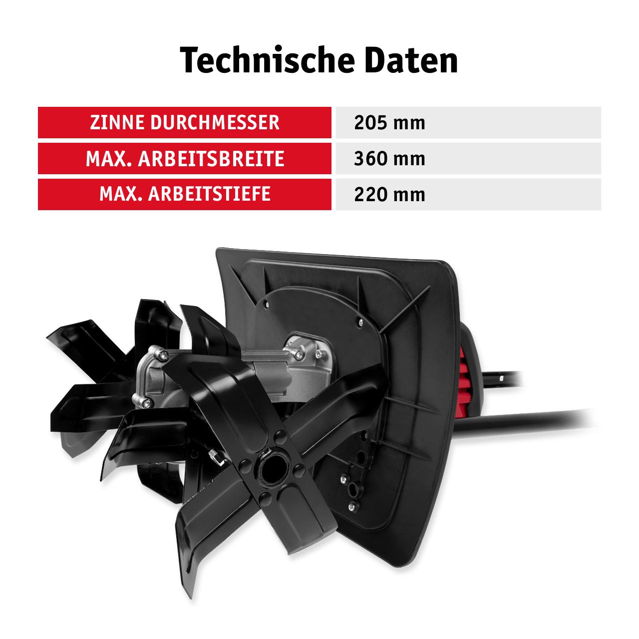 Bodenackerfräse 1200 W