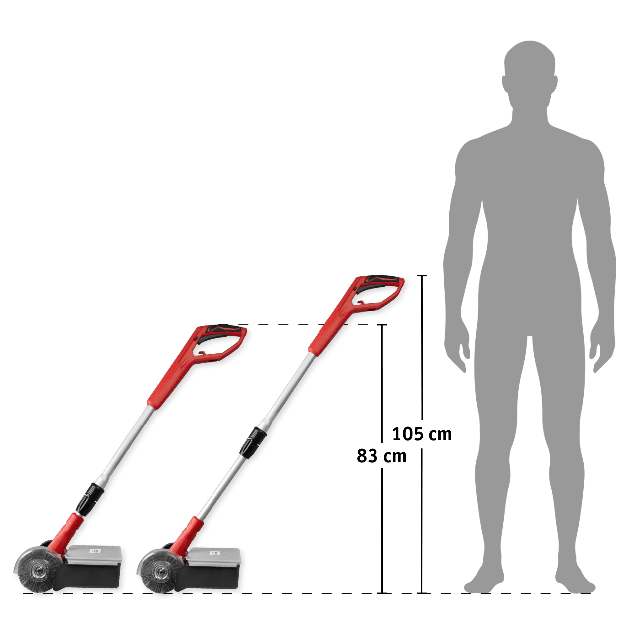 2in1 Fugenreiniger mit Fangbox