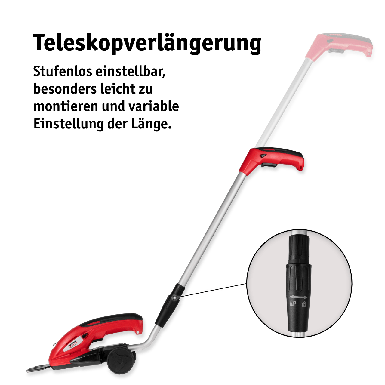 Li-Ion Akku-Gras- und Strauchschere 7,2 V