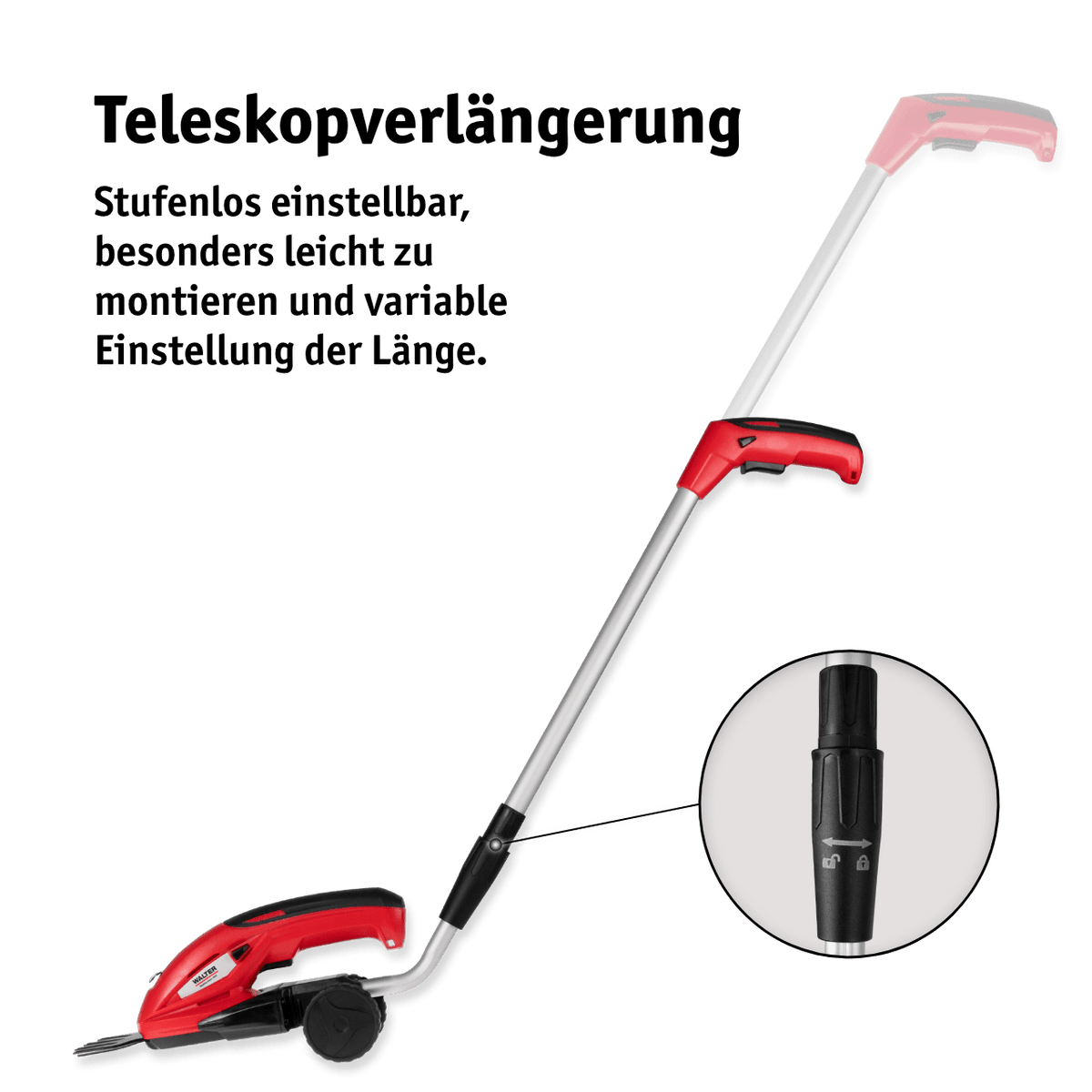 Li-Ion Akku-Gras- und Strauchschere 7,2 V