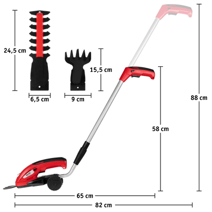 Li-Ion Akku-Gras- und Strauchschere 7,2 V
