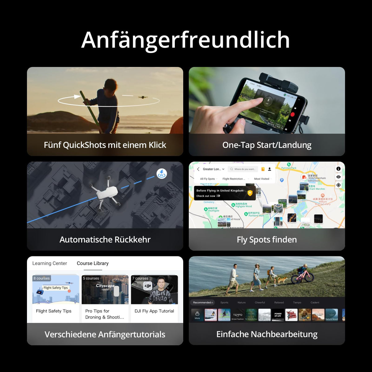 DJI Mini 4K, Drohne mit 4K UHD Kamera, unter 249 g