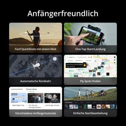DJI Mini 4K, Drohne mit 4K UHD Kamera, unter 249 g